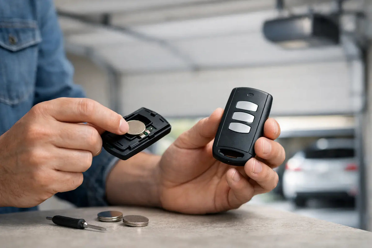 Garagepoort afstandsbediening vervangen