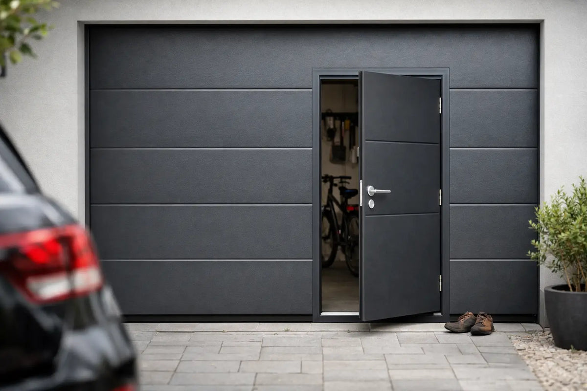 Garagepoort met loopdeur voordelen uitgelegd
