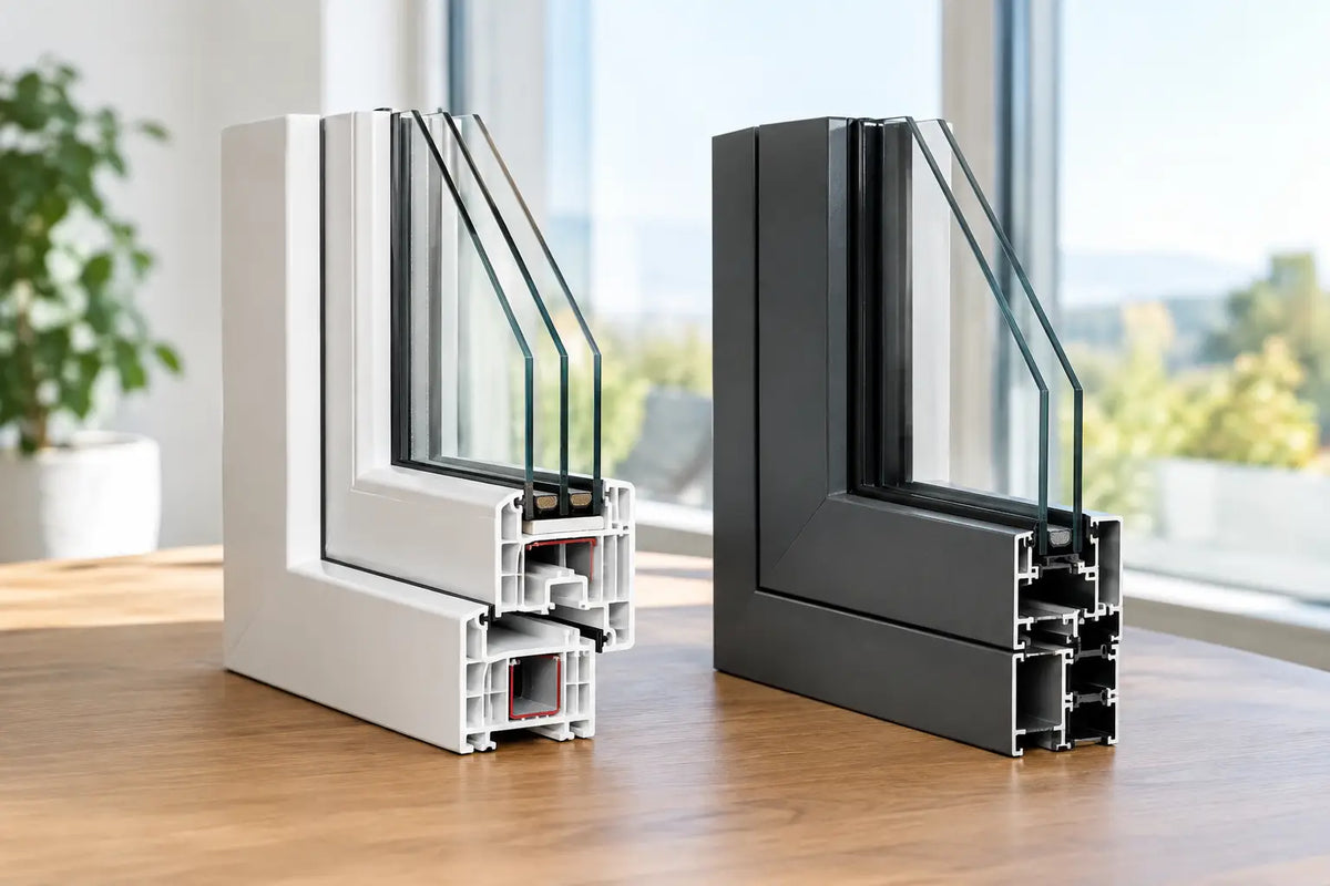 Kunststofffenster versus Aluminiumfenster