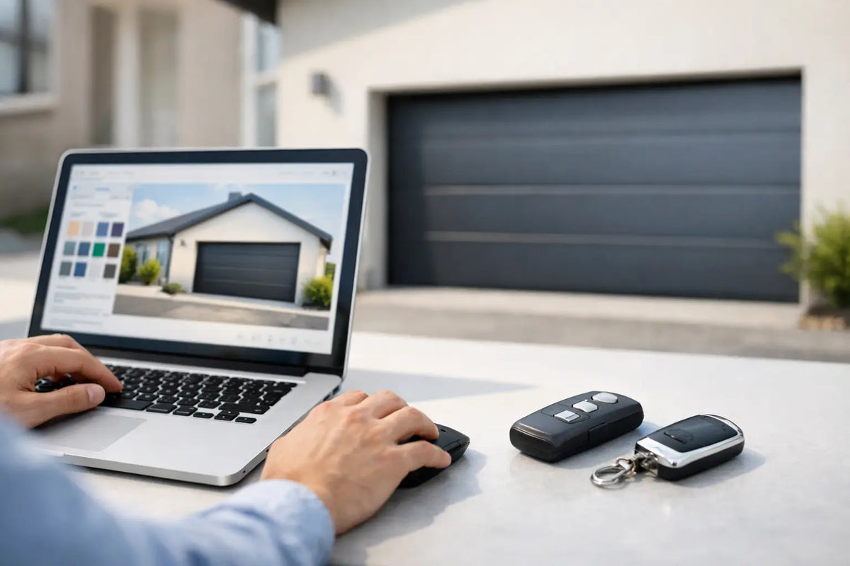 Hoe garagepoort online configureren?