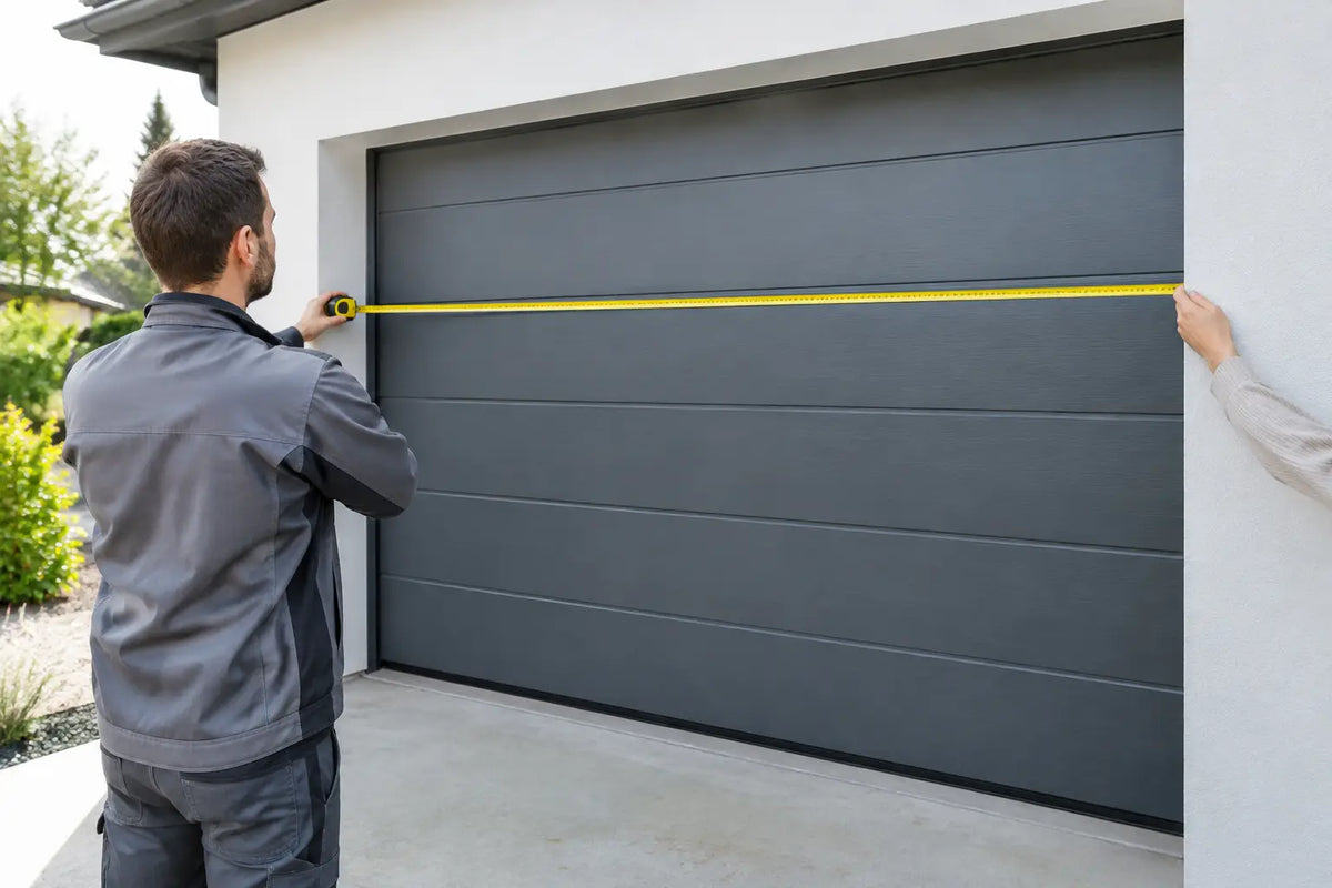 Comment mesurer une porte sectionnelle de garage
