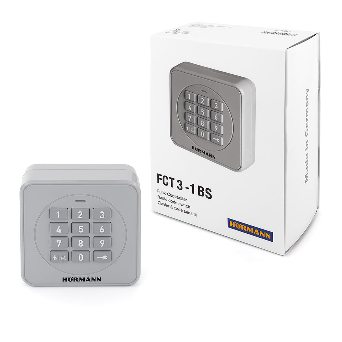 Hörmann radiocodeschakelaar FCT3-1 BS-868 handzender met verpakking, draadloze afstandsbediening voor garagedeuren