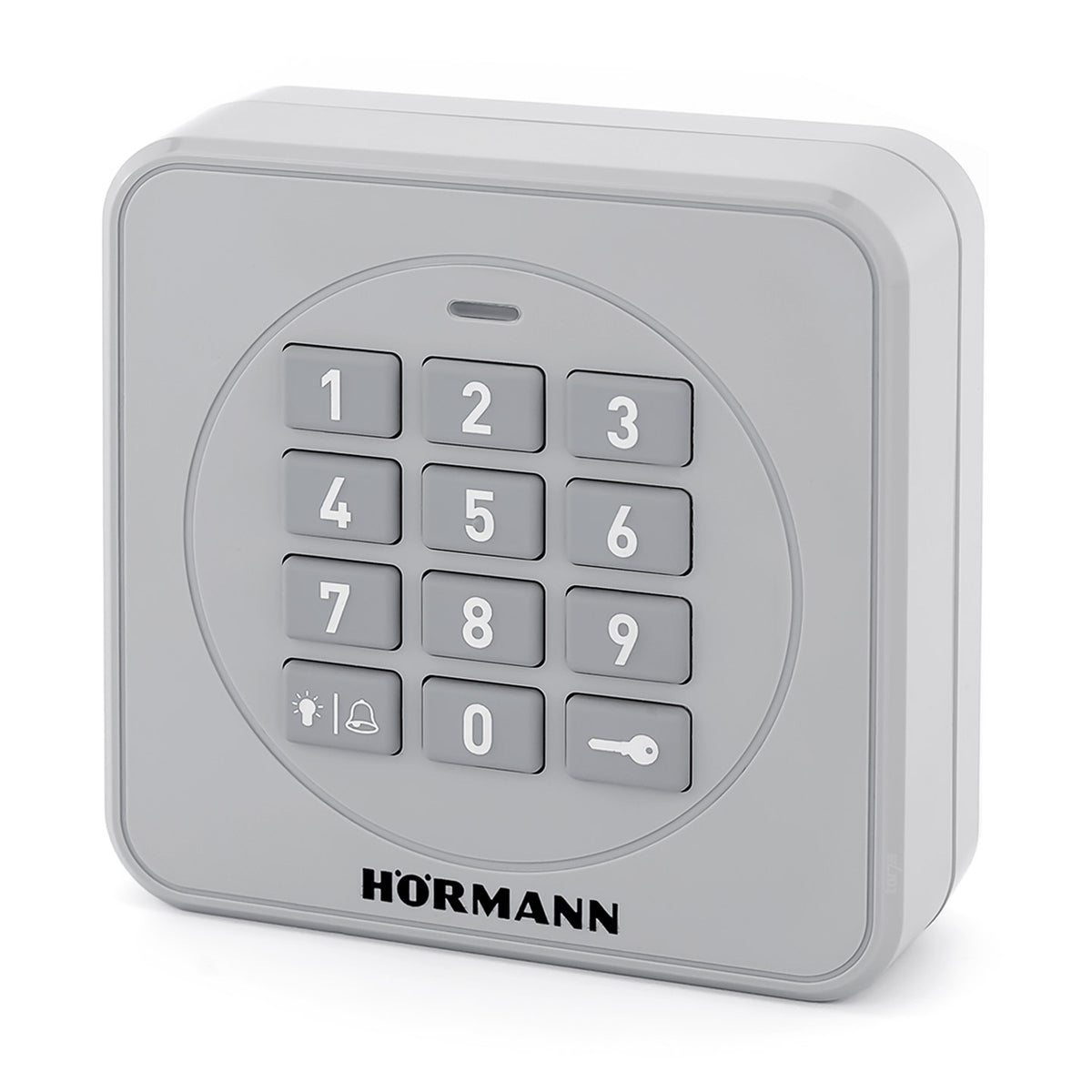 Hörmann radiocodeschakelaar FCT3-1 BS-868 handzender met knoppen, voor draadloze garagedeurbediening, perspectief van voren